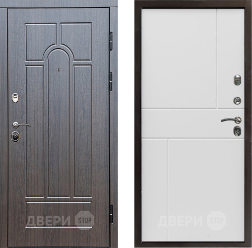 Дверь Престиж Арка Горизонт Бетон белый в Пушкино