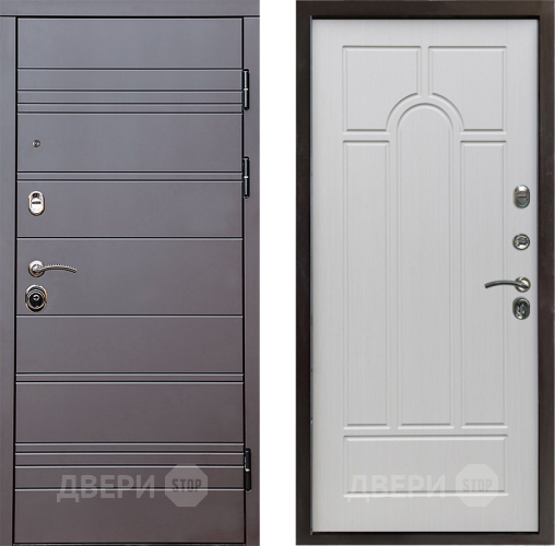 Дверь Престиж Линия Браун Арка Лиственница белая в Пушкино