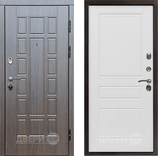 Входная металлическая Дверь Престиж Престиж Классика Белое дерево в Пушкино