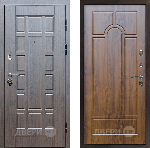 Входная металлическая Дверь Престиж Престиж Арка Дуб в Пушкино