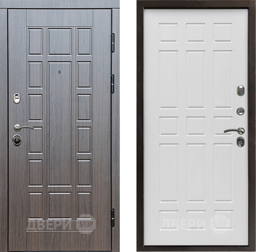 Входная металлическая Дверь Престиж Престиж Спарта Белое дерево в Пушкино