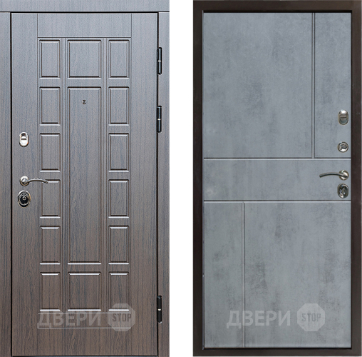 Входная металлическая Дверь Престиж Престиж Горизонт Бетон темный в Пушкино
