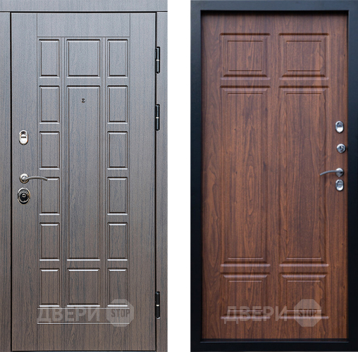 Входная металлическая Дверь Престиж Престиж Премиум Орех темный в Пушкино