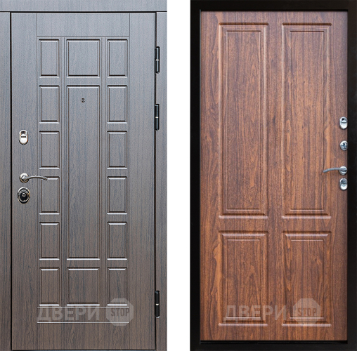 Входная металлическая Дверь Престиж Престиж Премиум Орех светлый в Пушкино