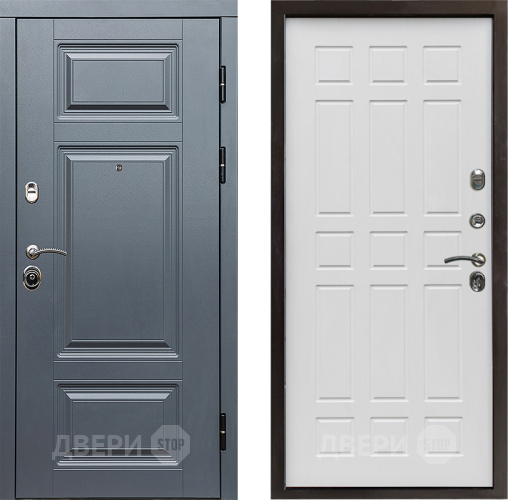 Входная металлическая Дверь Престиж Премиум Спарта Белое дерево в Пушкино