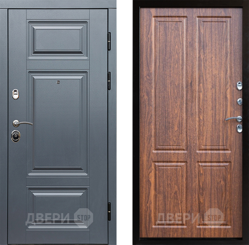 Входная металлическая Дверь Престиж Премиум Премиум Орех светлый в Пушкино