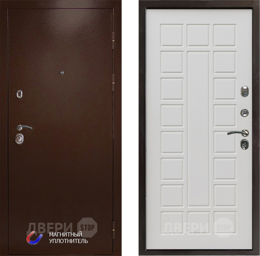 Входная металлическая Дверь Престиж Медь Престиж Бежевый мат в Пушкино