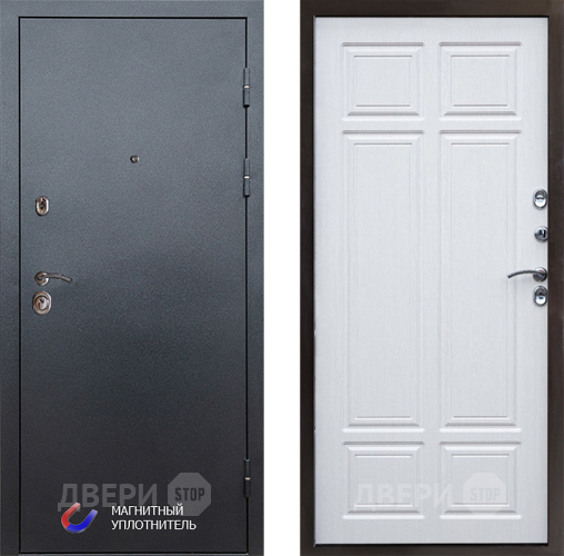 Входная металлическая Дверь Престиж Графит Премиум Лиственница белая в Пушкино