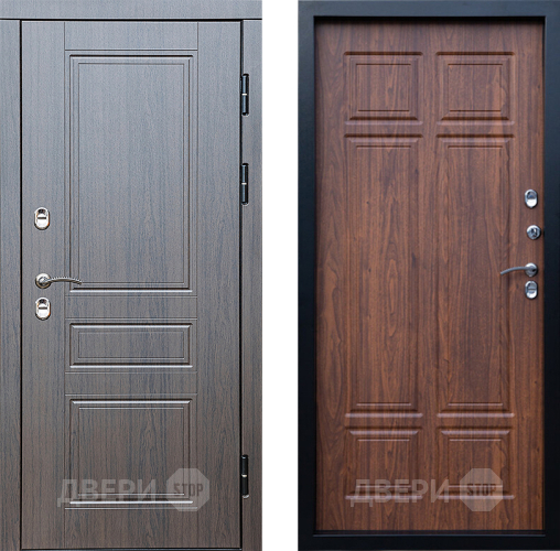 Дверь Престиж TERMO с терморазрывом Классика Премиум Орех темный в Пушкино