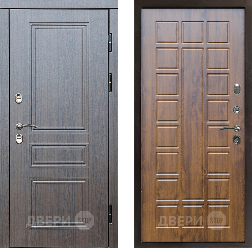 Входная металлическая Дверь Престиж TERMO с терморазрывом Классика Престиж Дуб в Пушкино