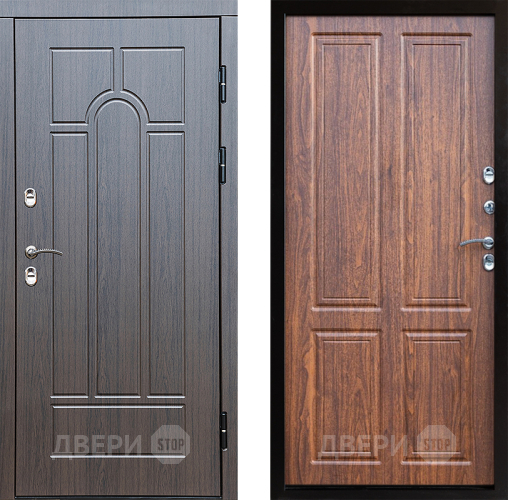 Дверь Престиж TERMO с терморазрывом Арка Премиум Орех светлый в Пушкино