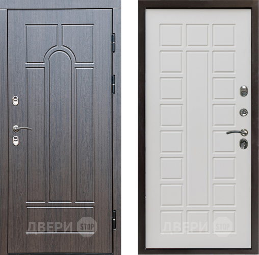 Входная металлическая Дверь Престиж TERMO с терморазрывом Арка Престиж Бежевый мат в Пушкино