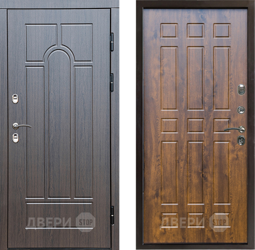 Дверь Престиж TERMO с терморазрывом Арка Спарта Дуб в Пушкино