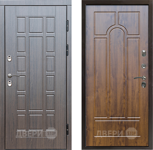 Входная металлическая Дверь Престиж TERMO с терморазрывом Престиж Арка Дуб в Пушкино