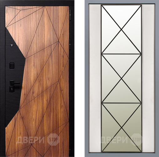 Дверь Заводские двери Морра Зеркало Перфекто Структурное дерево в Пушкино