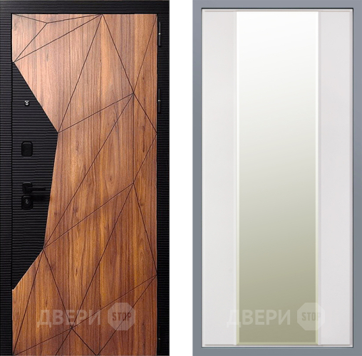 Дверь Заводские двери Морра Зеркало Макси Белый матовый в Пушкино