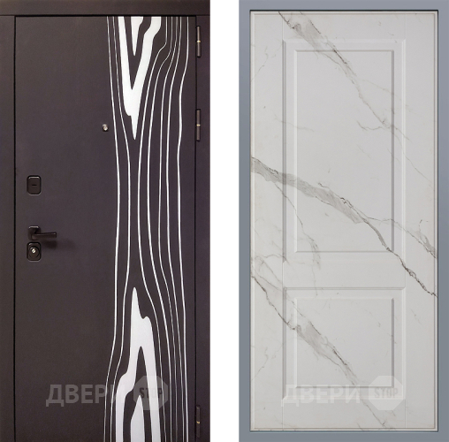 Дверь Заводские двери Леванте Доррен Мрамор белый в Пушкино