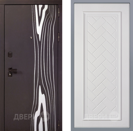 Дверь Заводские двери Леванте Упра Белый софт в Пушкино