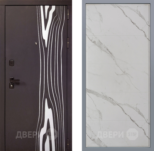 Дверь Заводские двери Леванте Тривия Мрамор белый в Пушкино