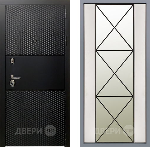 Дверь Заводские двери Тефлон Зеркало Перфекто Структурное дерево в Пушкино