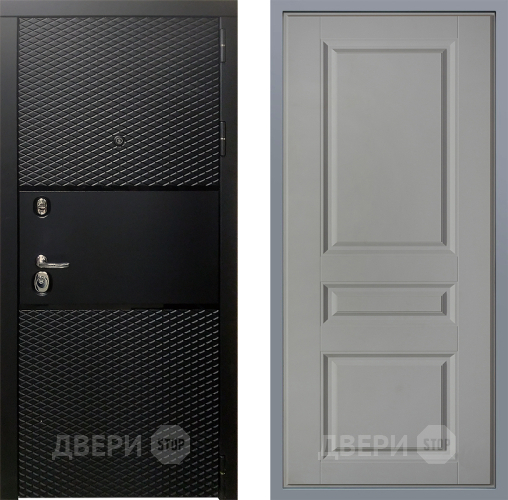 Дверь Заводские двери Тефлон Стокгольм Грей софт в Пушкино