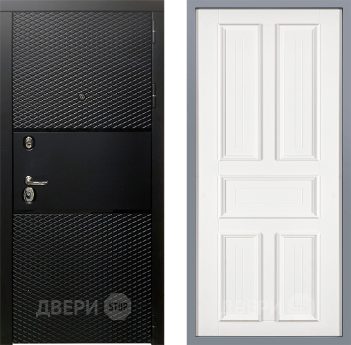 Дверь Заводские двери Тефлон Уругвай Белый софт в Пушкино