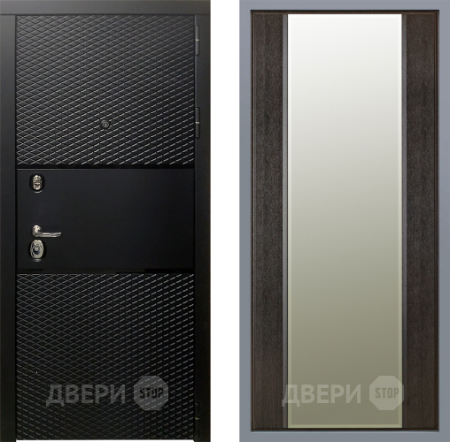 Дверь Заводские двери Тефлон Зеркало Макси Венге в Пушкино