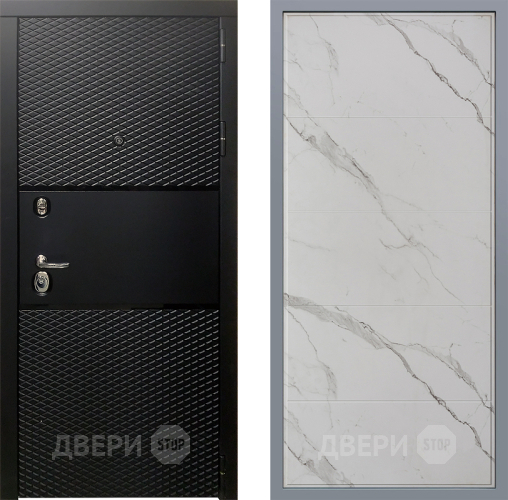 Дверь Заводские двери Тефлон Тривия Мрамор белый в Пушкино