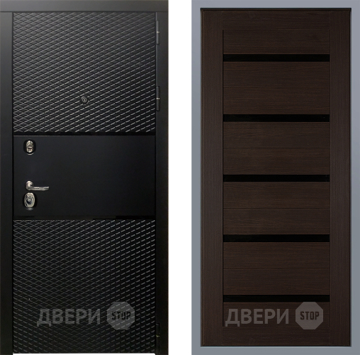 Дверь Заводские двери Тефлон СБ-1 орех тисненый в Пушкино