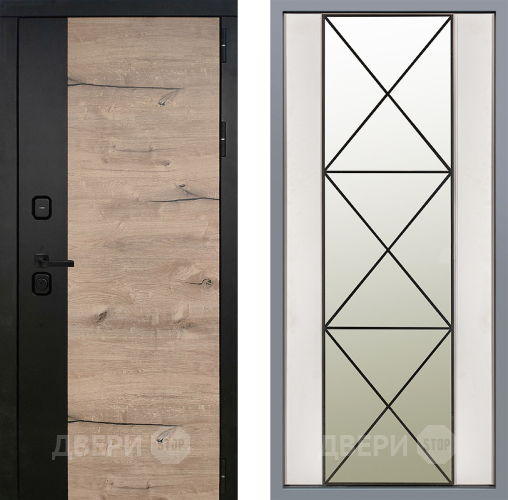 Дверь Заводские двери Ларте Зеркало Перфекто Структурное дерево в Пушкино