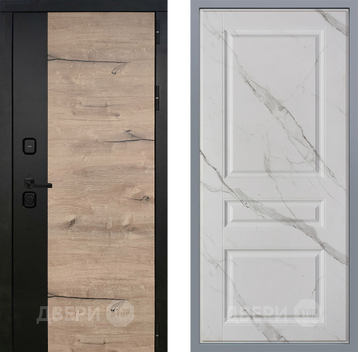 Дверь Заводские двери Ларте Стокгольм Мрамор белый в Пушкино