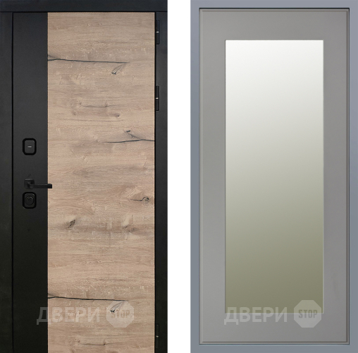 Дверь Заводские двери Ларте Зеркало Модерн Грей софт в Пушкино