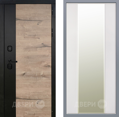 Дверь Заводские двери Ларте Зеркало Макси Белый матовый в Пушкино