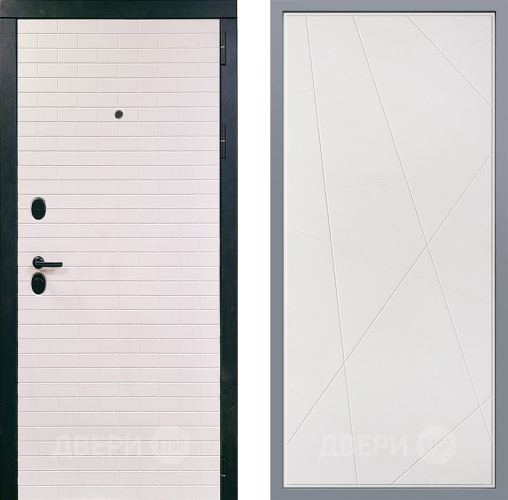 Дверь Заводские двери Сохо Флитта Белый софт в Пушкино