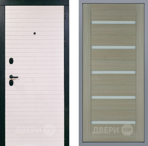 Дверь Заводские двери Сохо СБ-1 Капучино в Пушкино