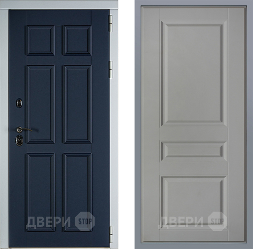 Дверь Заводские двери Стокгольм Стокгольм Грей софт в Пушкино