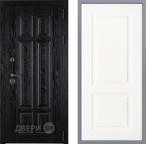 Дверь Заводские двери Мюнхен Доррен Белый софт в Пушкино