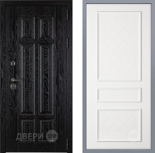 Дверь Заводские двери Мюнхен Урбино Белый софт в Пушкино