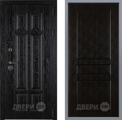 Дверь Заводские двери Мюнхен К-2 Венге в Пушкино