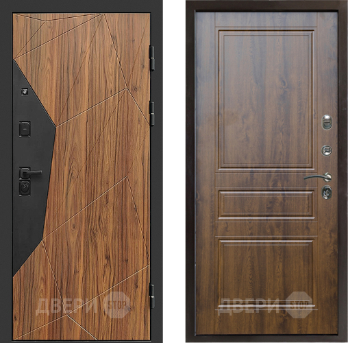 Входная металлическая Дверь Престиж Avangard Классика Дуб в Пушкино