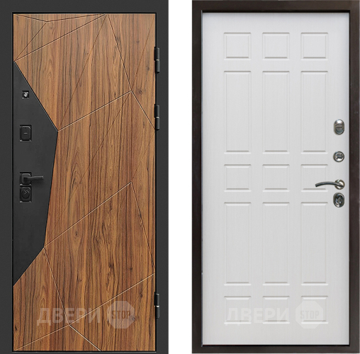 Входная металлическая Дверь Престиж Avangard Спарта Лиственница белая в Пушкино