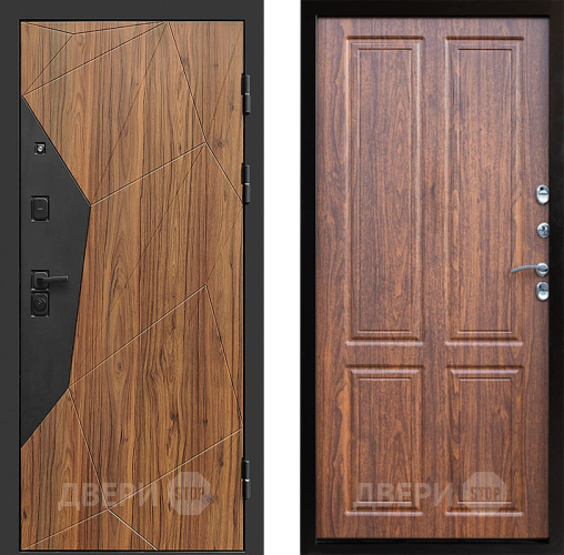 Входная металлическая Дверь Престиж Avangard Премиум Орех светлый в Пушкино