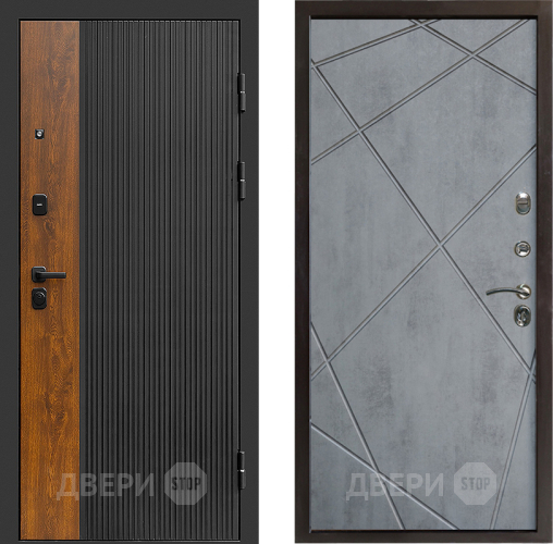 Дверь Престиж Prestizh Лучи Бетон темный в Пушкино