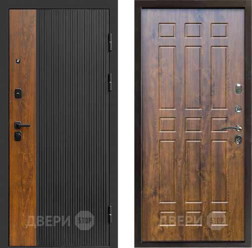 Входная металлическая Дверь Престиж Prestizh Спарта Дуб в Пушкино
