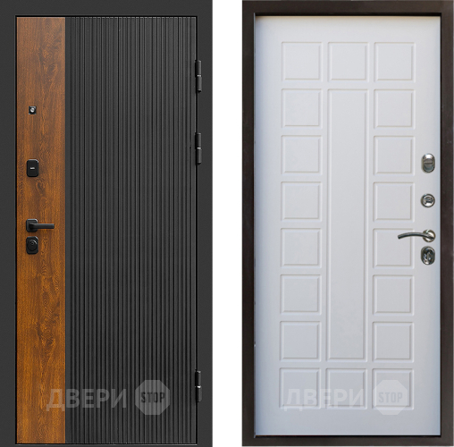 Входная металлическая Дверь Престиж Prestizh Престиж Белое дерево в Пушкино