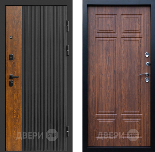 Входная металлическая Дверь Престиж Prestizh Премиум Орех темный в Пушкино