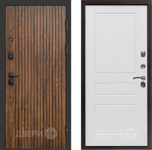 Входная металлическая Дверь Престиж Tvist Классика Белое дерево в Пушкино