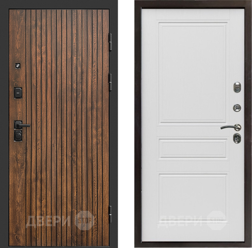 Входная металлическая Дверь Престиж Tvist Классика Лиственница белая в Пушкино