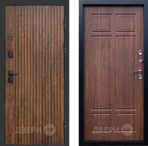 Входная металлическая Дверь Престиж Tvist Премиум Орех темный в Пушкино