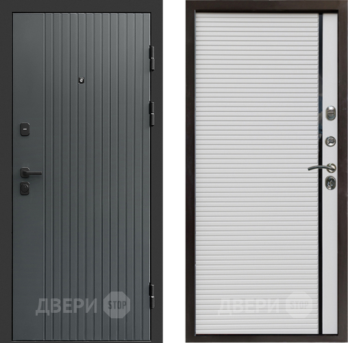 Входная металлическая Дверь Престиж Tvist Grey Porte Белый в Пушкино